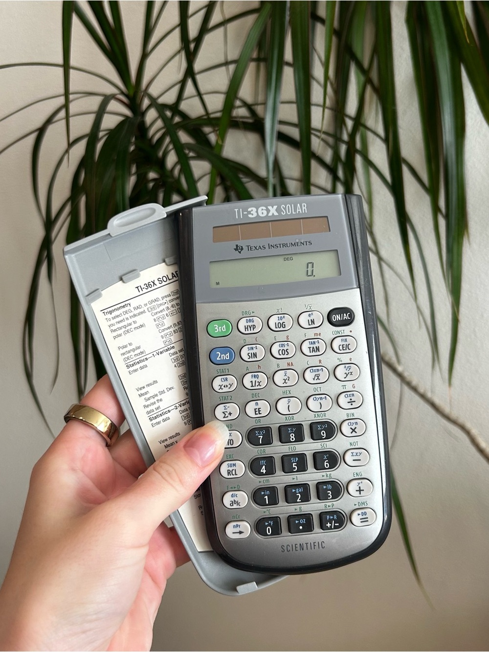 Texas Instruments TI-36X Solar Scientific Calculator - Gray/Black